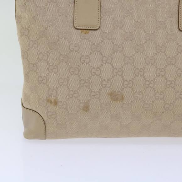 GUCCI GG Canvas Tote Bag Beige - Picture 4 of 16